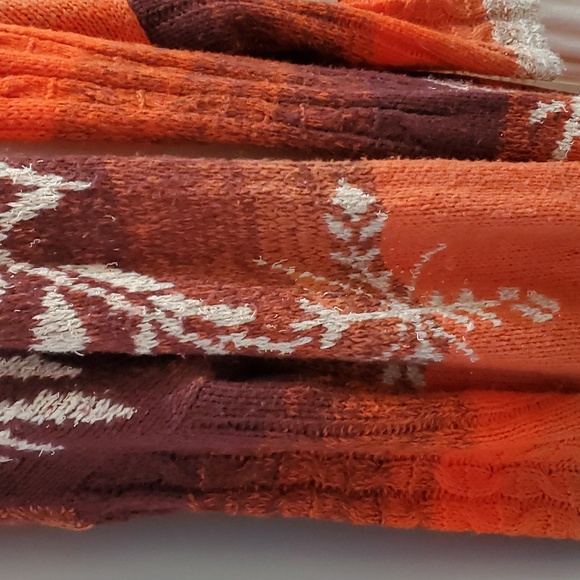 FREE PEOPLE Nordic FLURRY Fair Isle Maxi Duster Cardigan Sweater - Picture 5 of 5